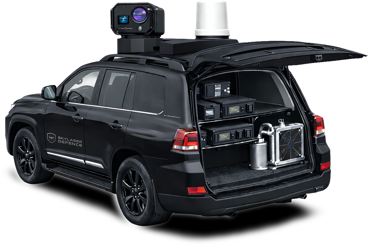 Mobiler Laser-Effektor