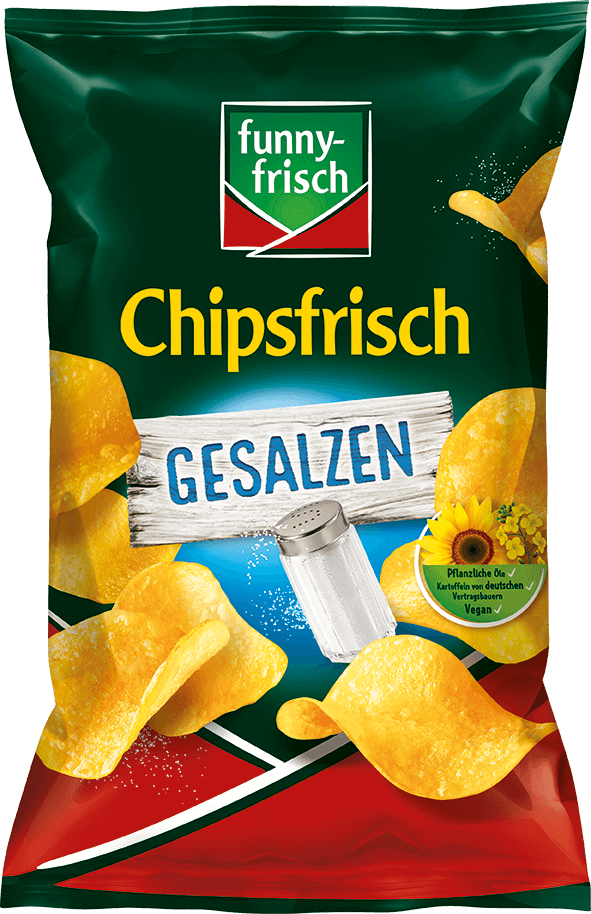 Chipsfrisch gesalzen