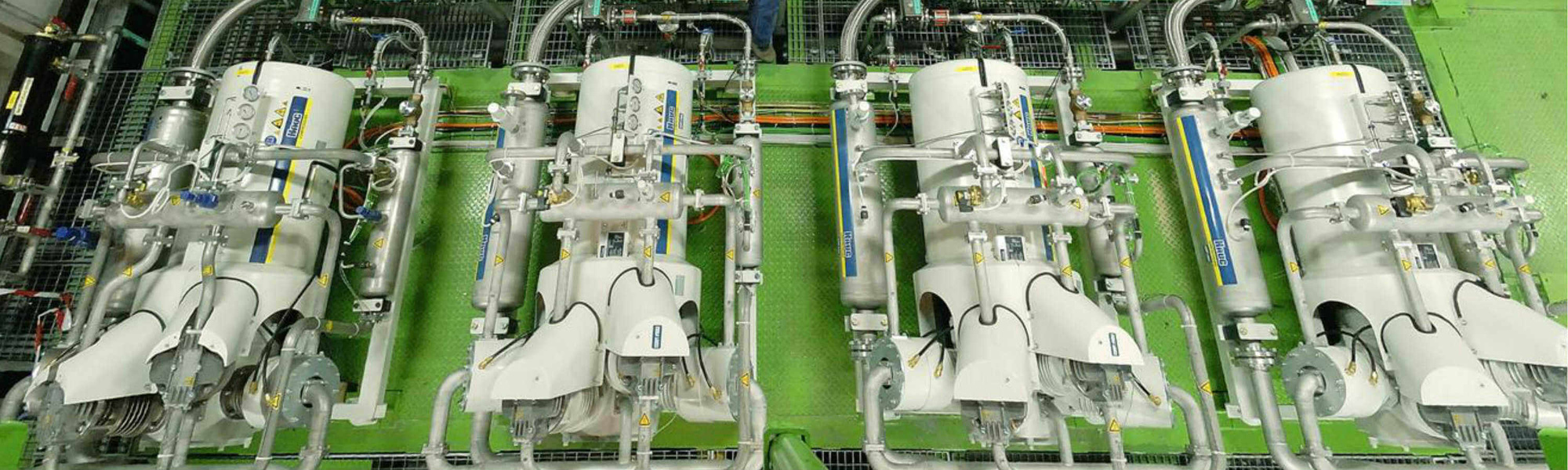 Kompressoren für die Kältemittelverdichtung am CERN