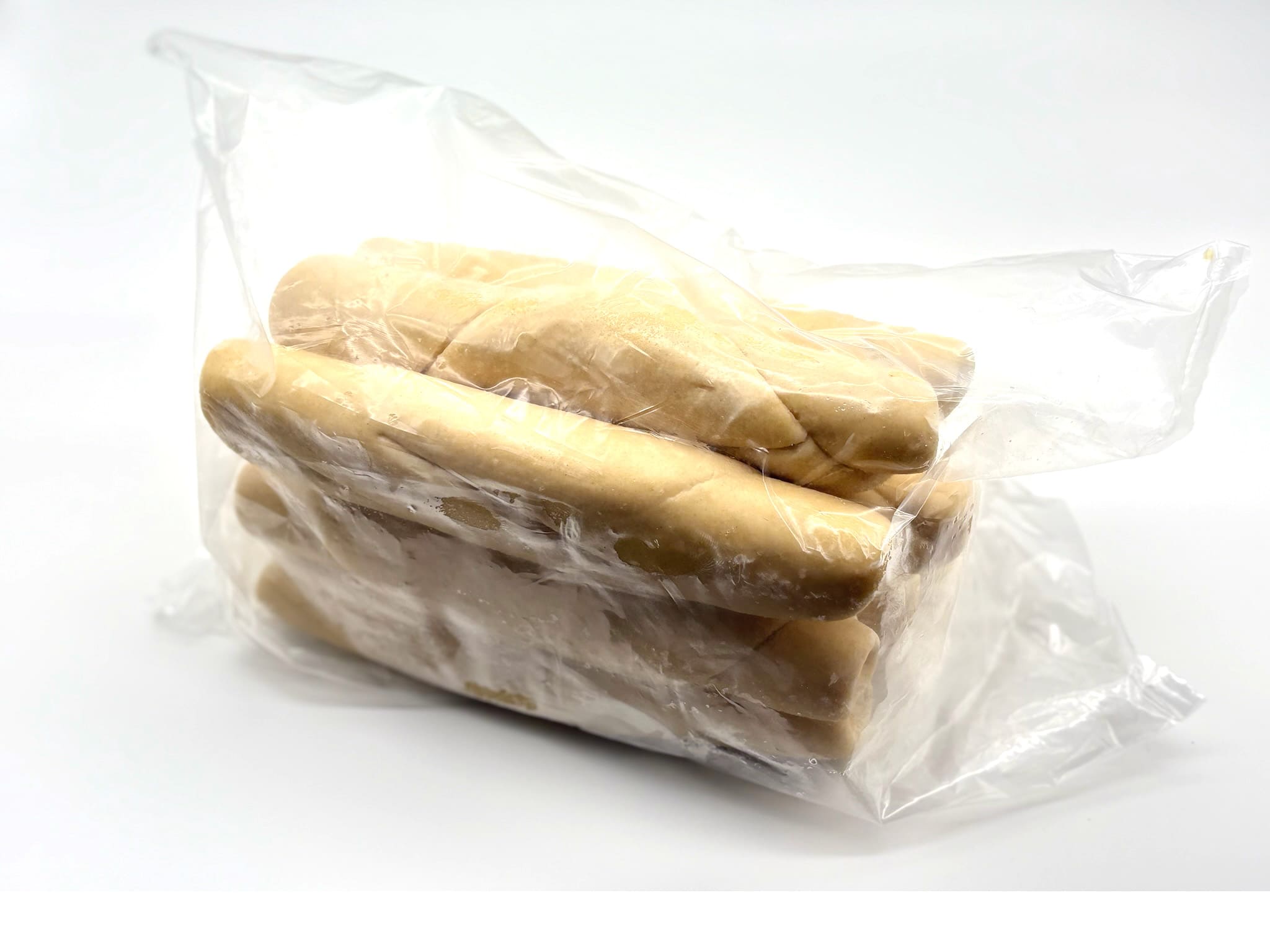 Flowpackmaschinen-Konfiguration für Laugenstangen