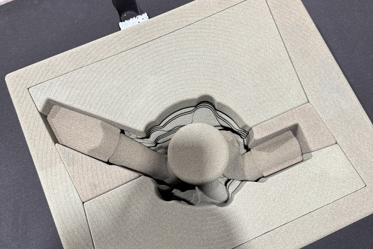 3D-gedruckte Sandform mit Angusssystem