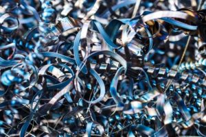 Metallspäne für das Recycling - Quasi-Trockenbearbeitung