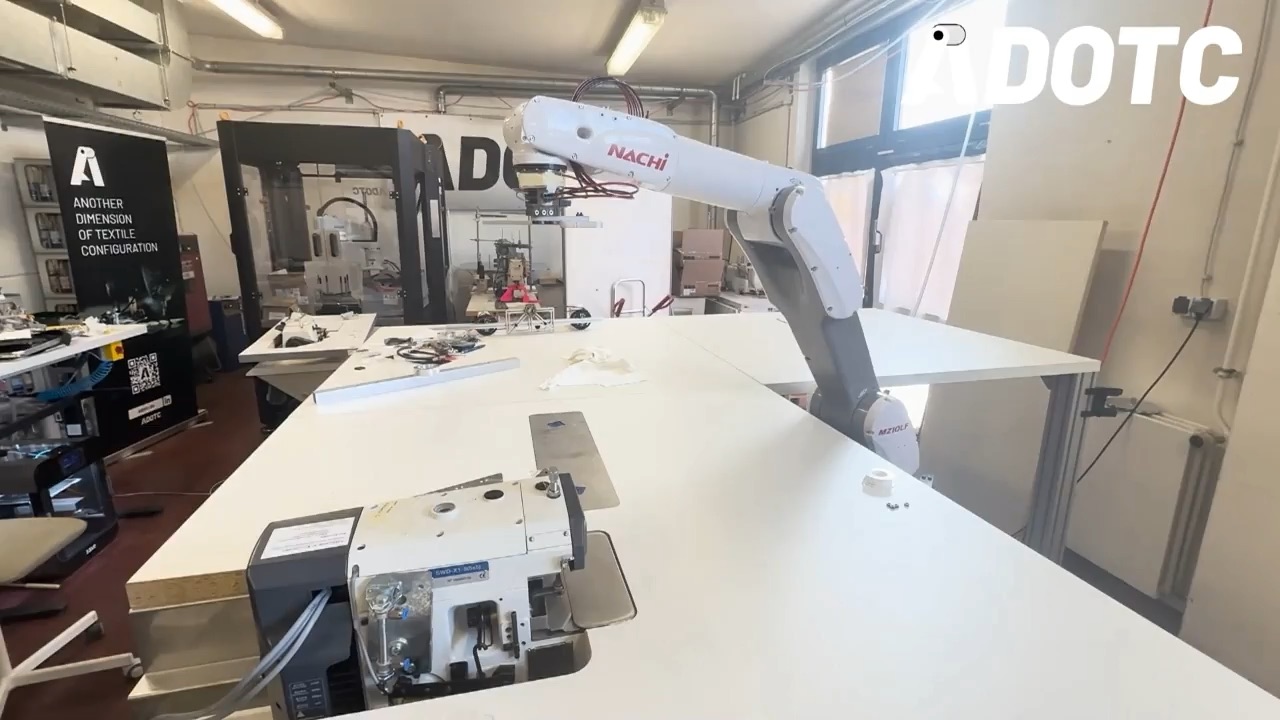 Nachi-Roboter im Nähprozess