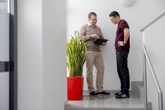Teamarbeit bei M Assist
