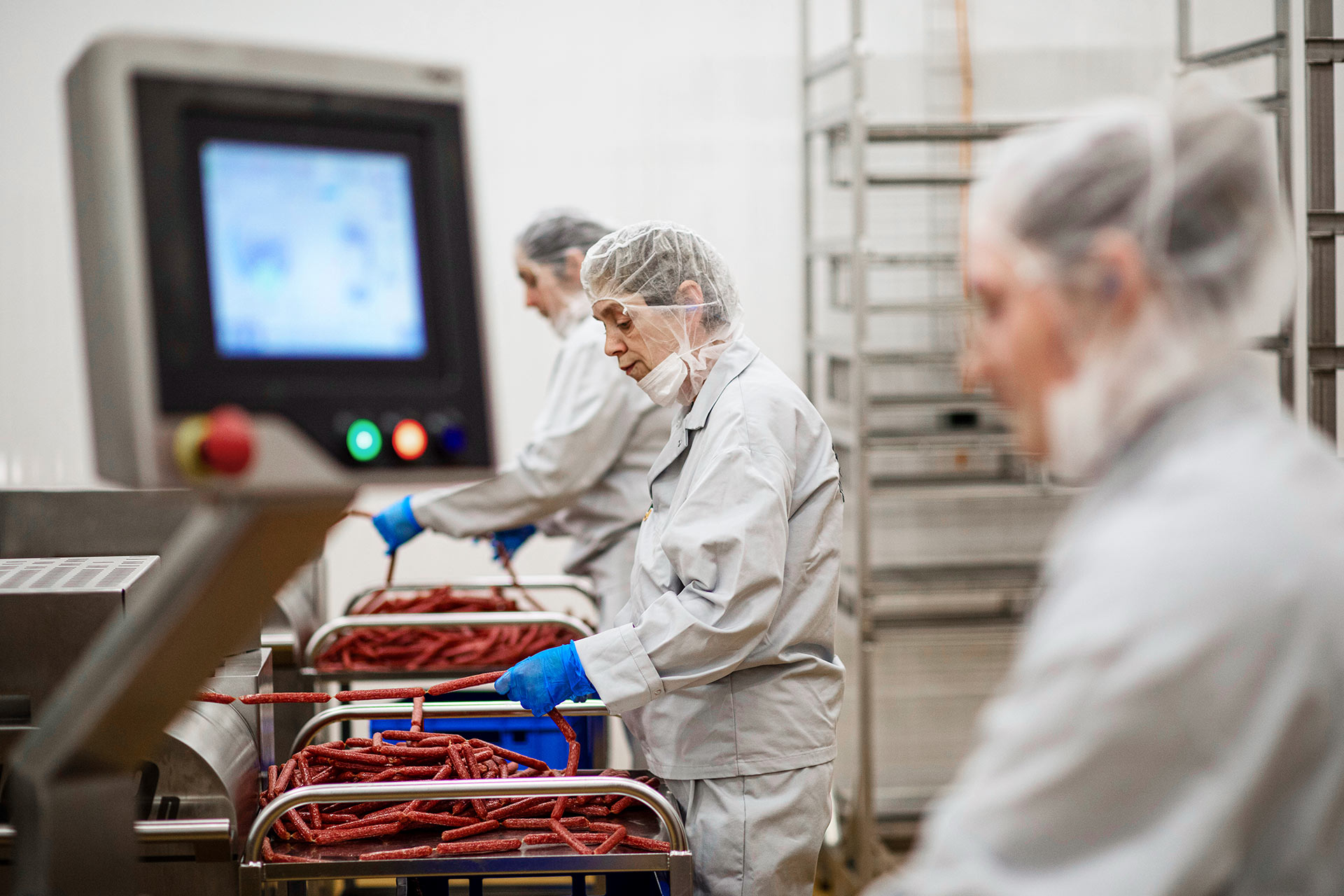Produktion Fleischsnacks