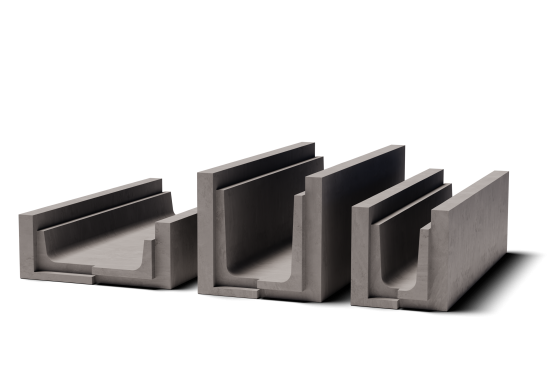 U-Kanäle aus Beton