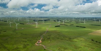V112-Installation, Macarthur Windfarm, Australien