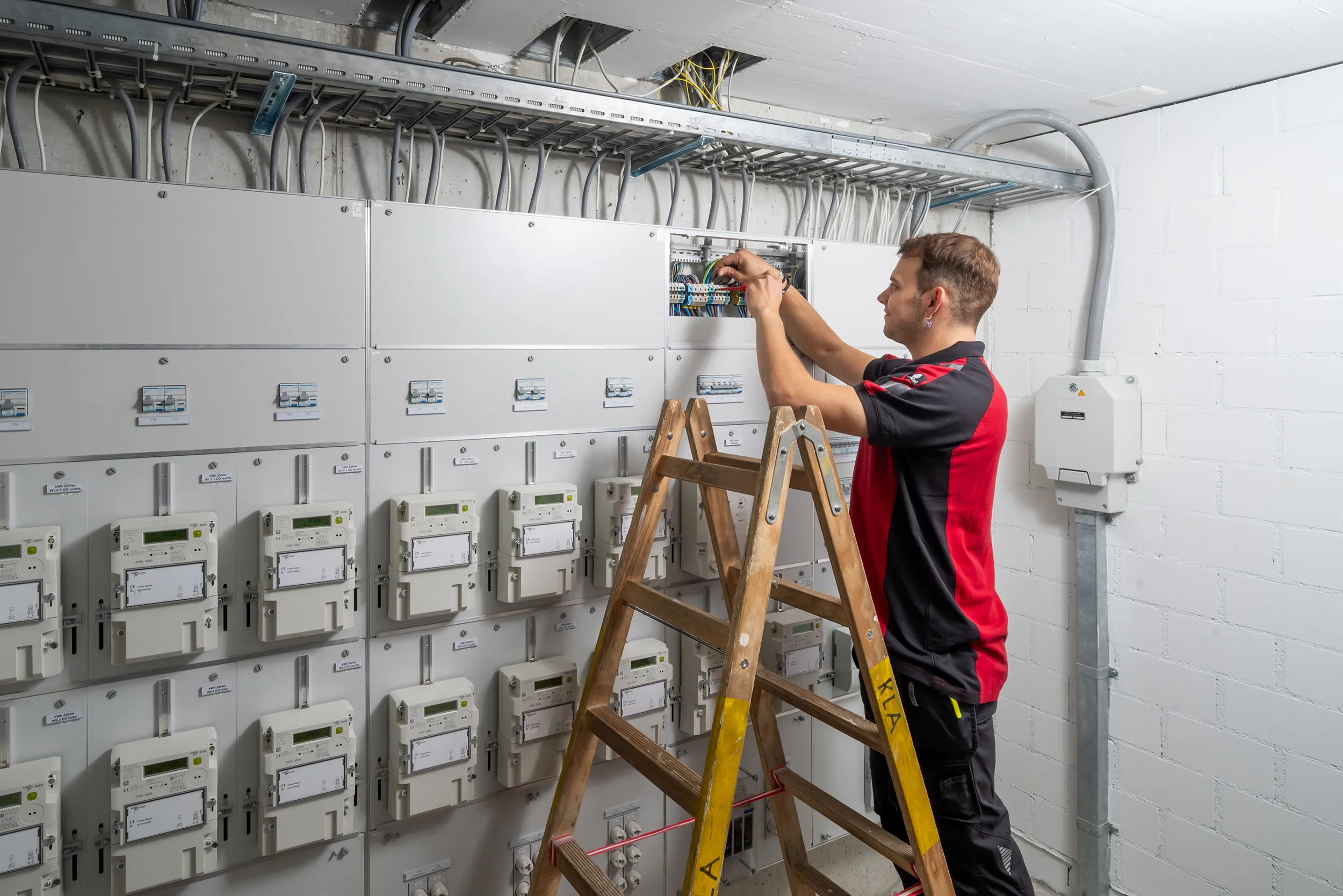 Arbeiten an Sicherheitsanlage