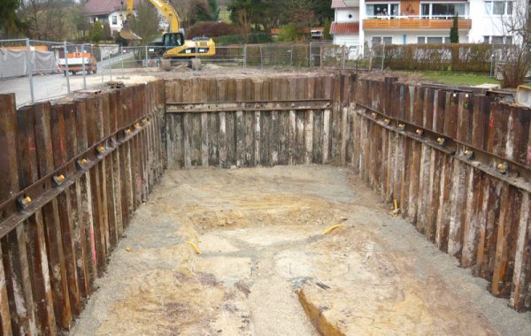 Vibrationsmonitoring – Baugrubenverbau