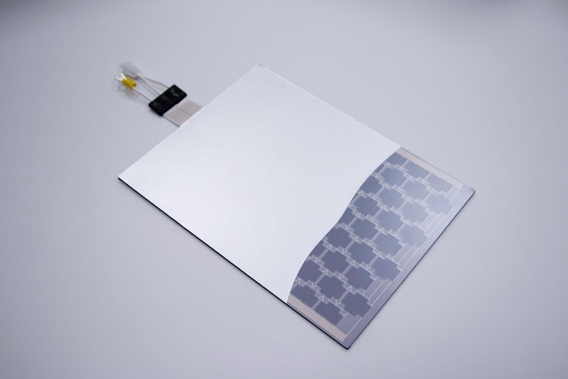 PTC heating films made of cell foam