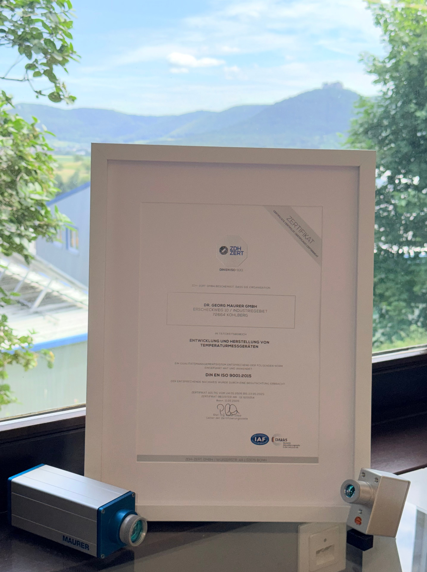 DIN EN ISO 9001 Zertifikat