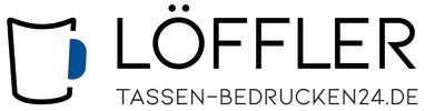 Logo LÖFFLER - TASSEN-BEDRUCKEN24.DE