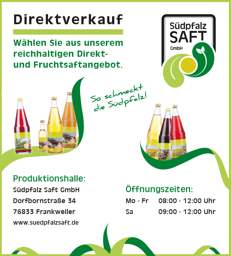 Südpfalzsaft – Fertigung