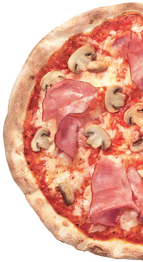 Tiefkühlpizza Schinken Pilze