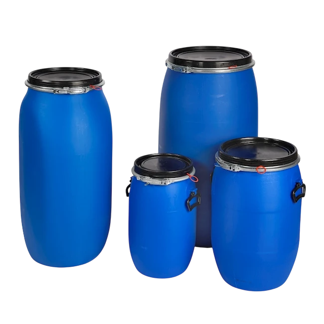 Spannringdeckelfässer 30–220 Liter mit UN-Zulassung