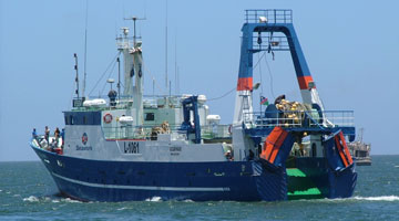 Trawler Ocean Wave