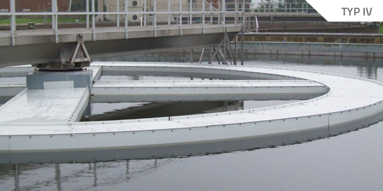 Patentabdeckung in Flachbauweise