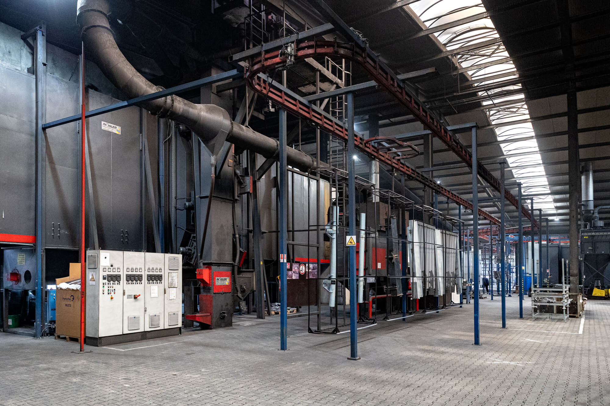Strahltechnik: Vorbehandlung der Stahloberfläche