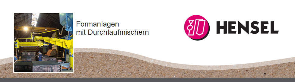 Formanlage mit Durchlaufmischer