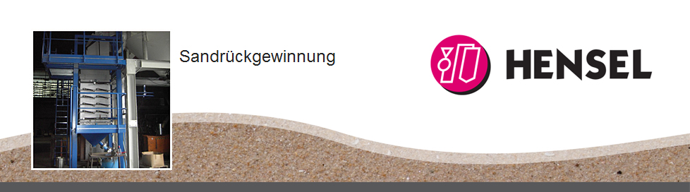 Sandrückgewinnungsanlage