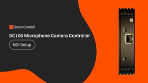 SC100 Microphone Camera Controller (NDI Setup)