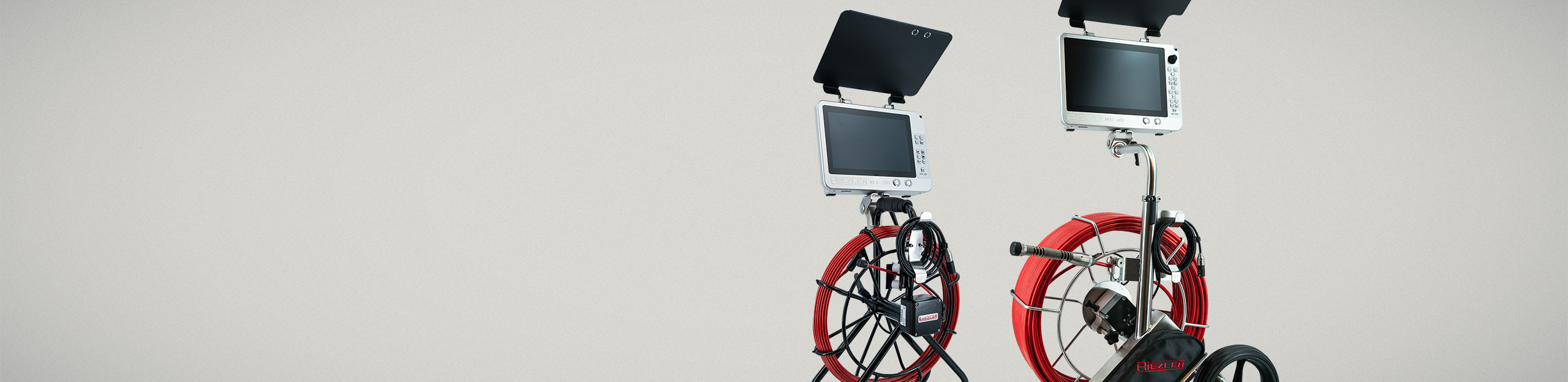 Push-rod systems with control unit and reel