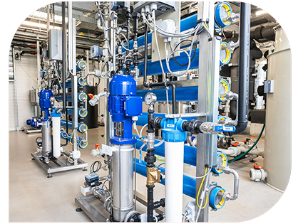 Gas-, Chemie-, Reinstwasser- und Hook-Up-Installation