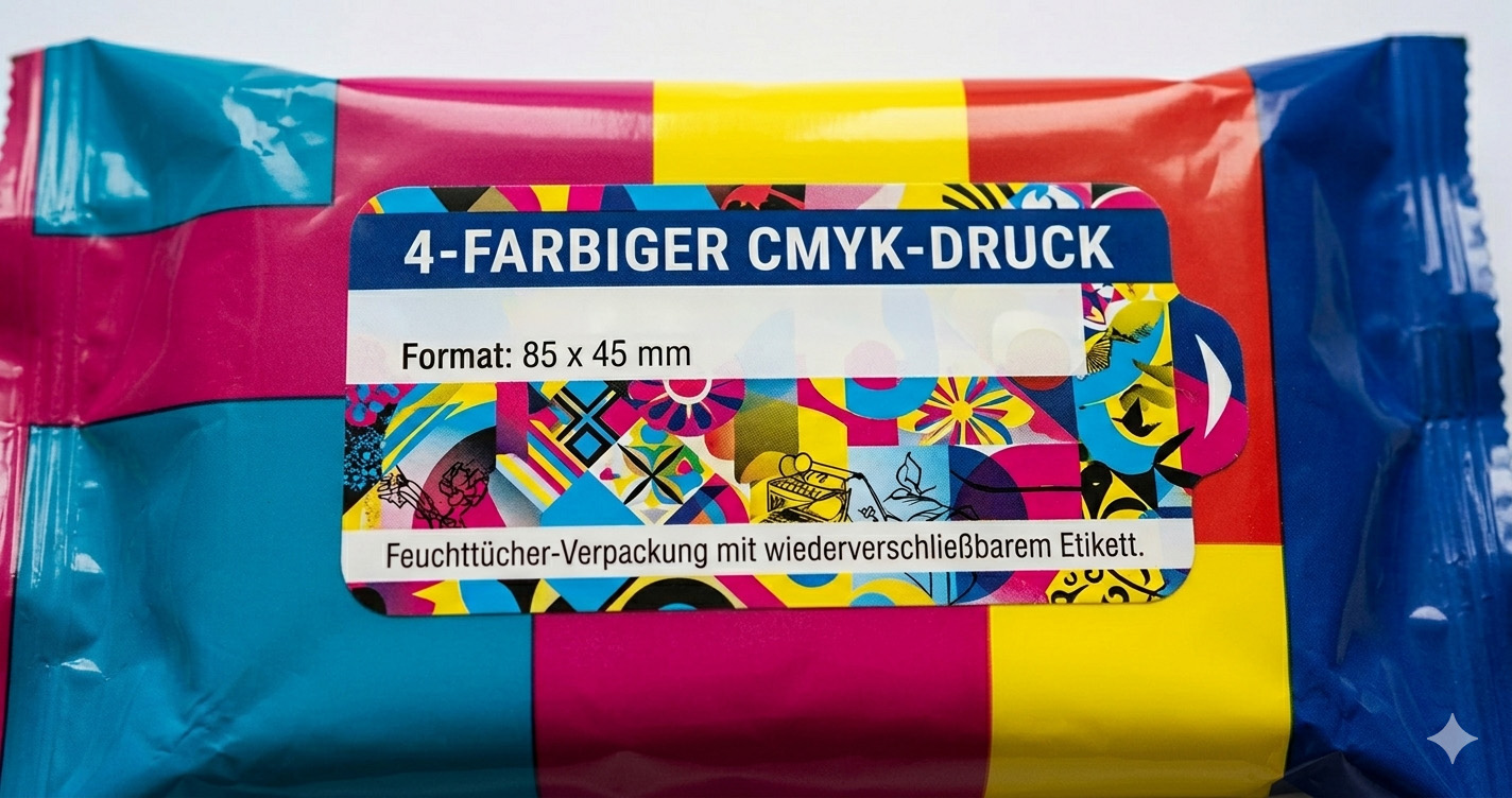 Flowpack-Verpackung (85x45 mm)