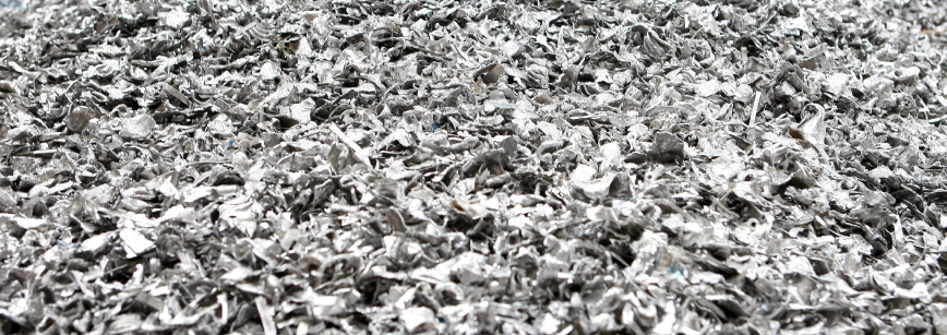 Produktionsbereich Shredder