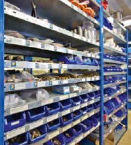 Small parts and consumables