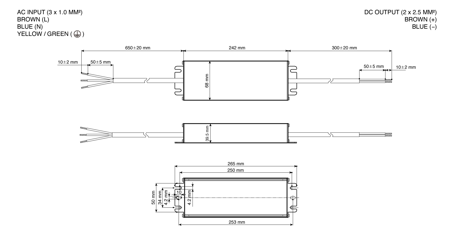 LM7-300V24S – Abmessungen