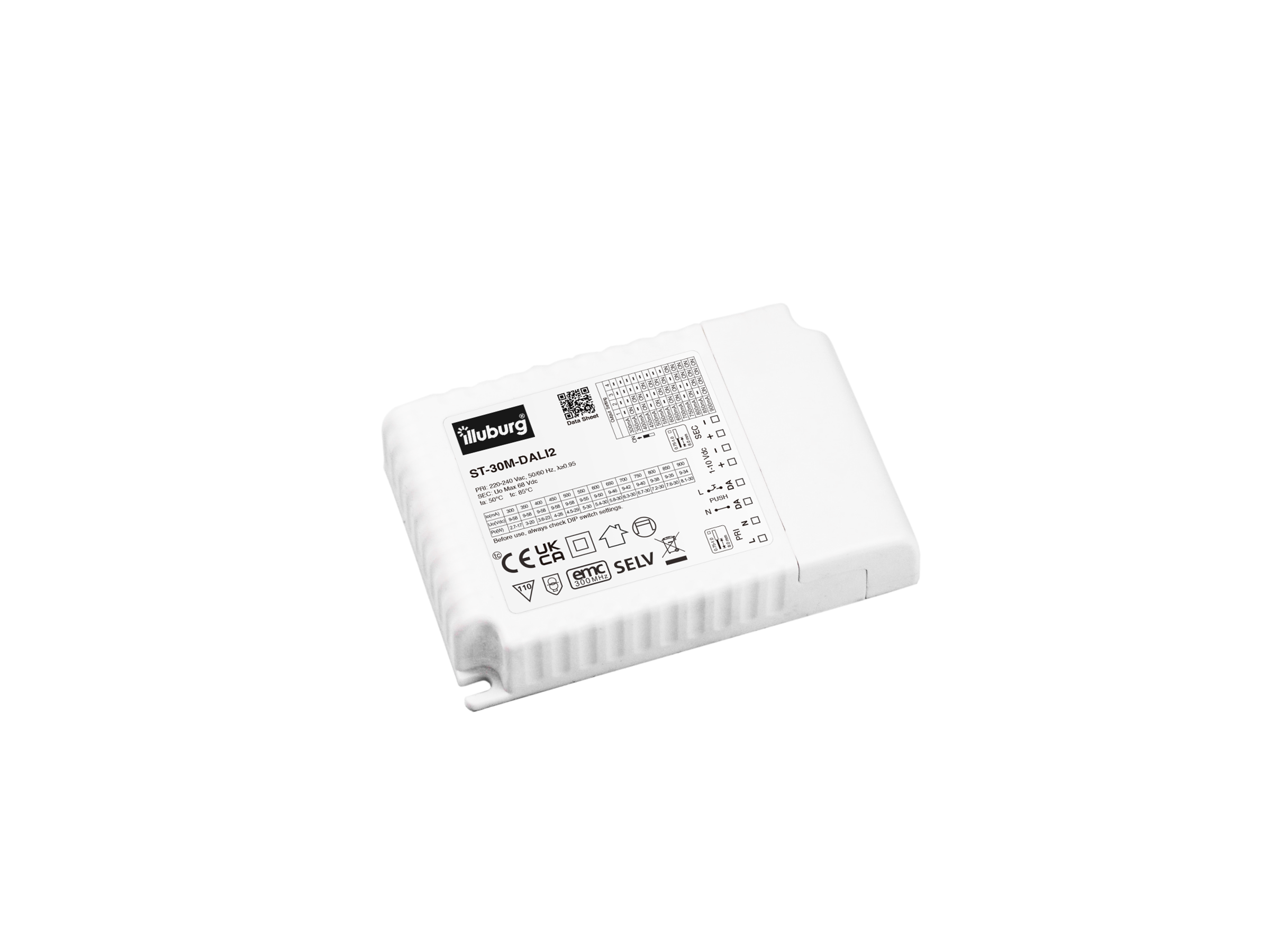 ST-30M-DALI2 LED-Netzteil (300–900 mA 30W)