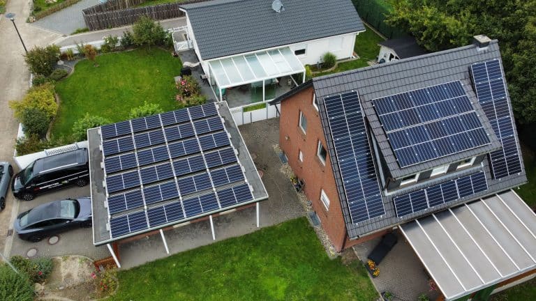 Photovoltaik-Anlage auf Wohngebäude