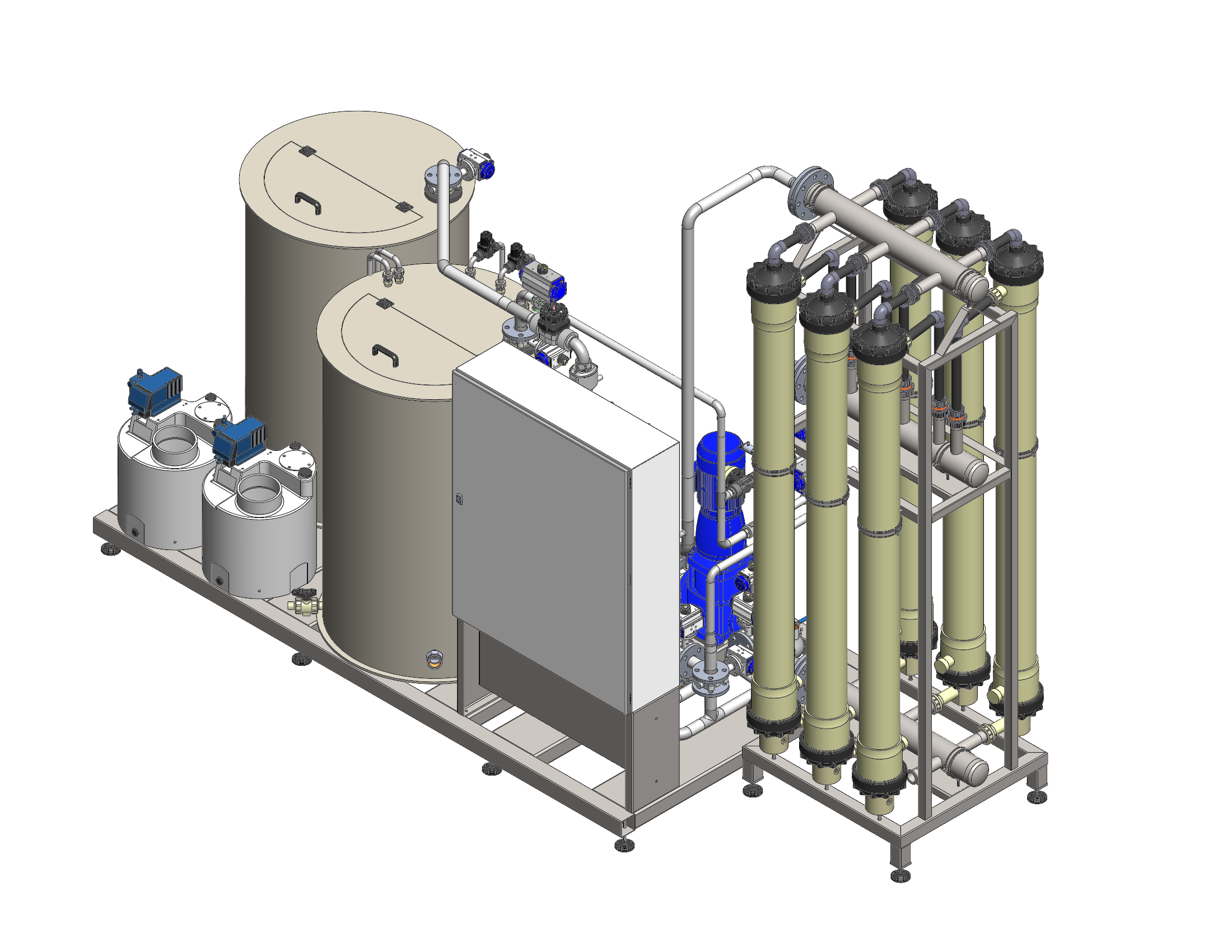 Hohlfasermodulanlage