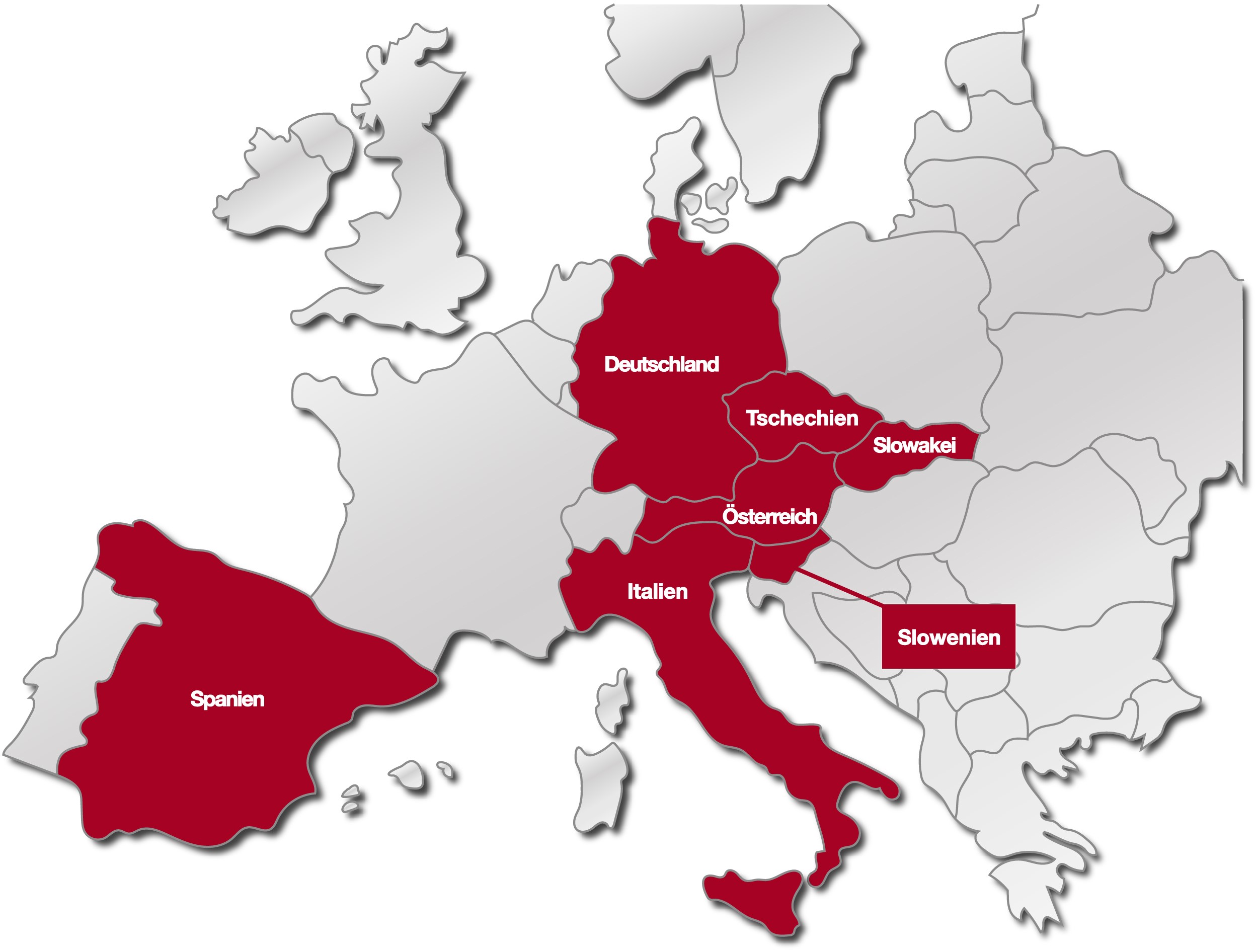 Partnernetzwerk in ganz Europa