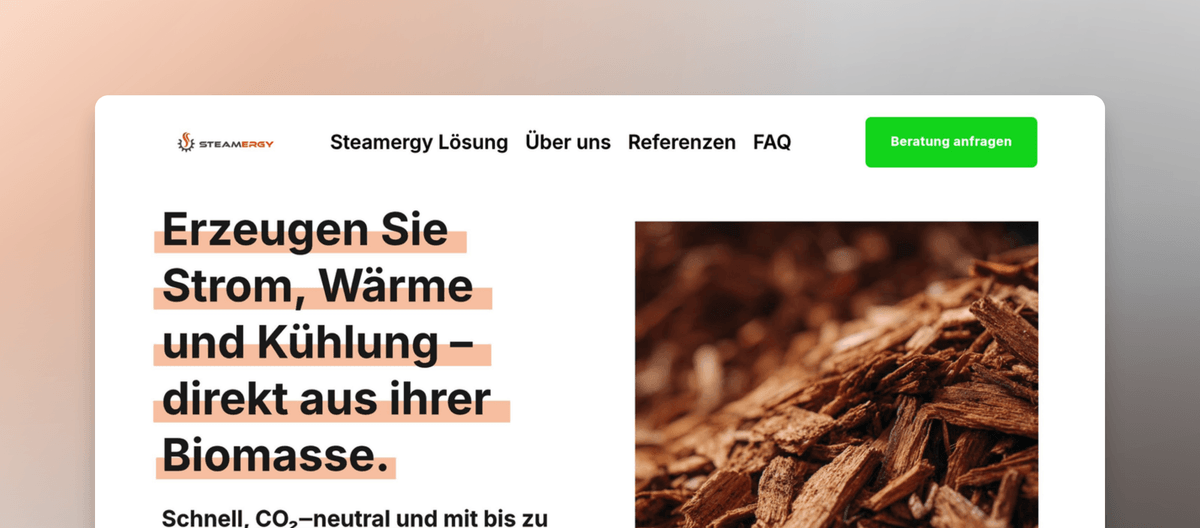 Steamergy – Fertigung