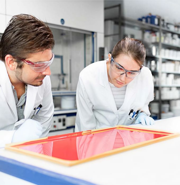 Forschung und Entwicklung im Labor