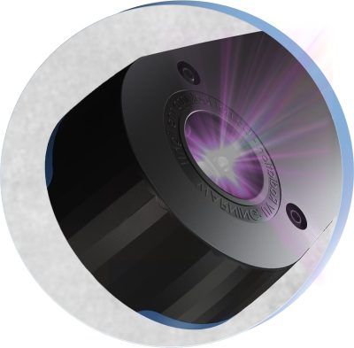 Geräteunterseite mit UV-LED