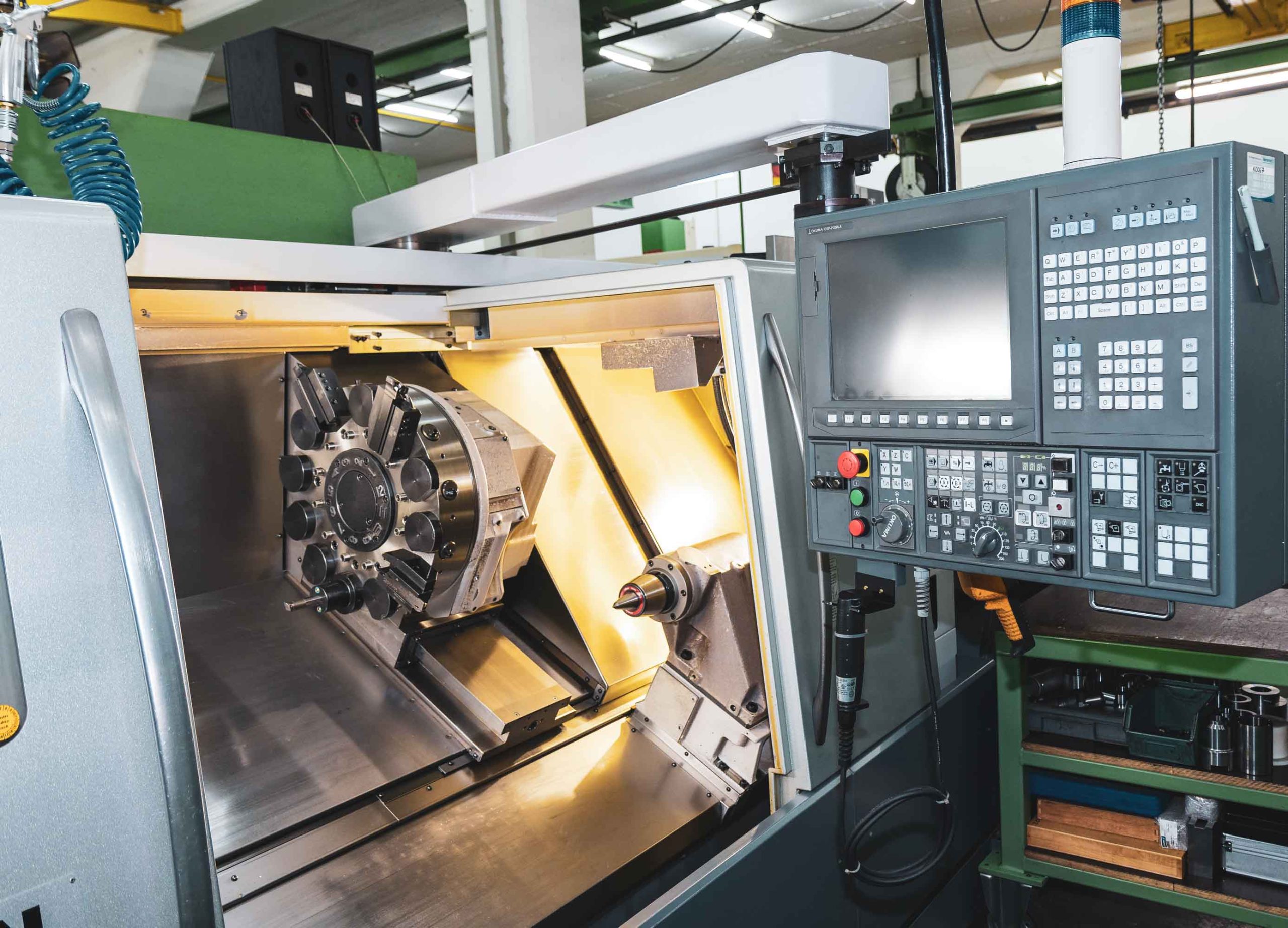 Gedrehtes Bauteil auf OKUMA LB3000