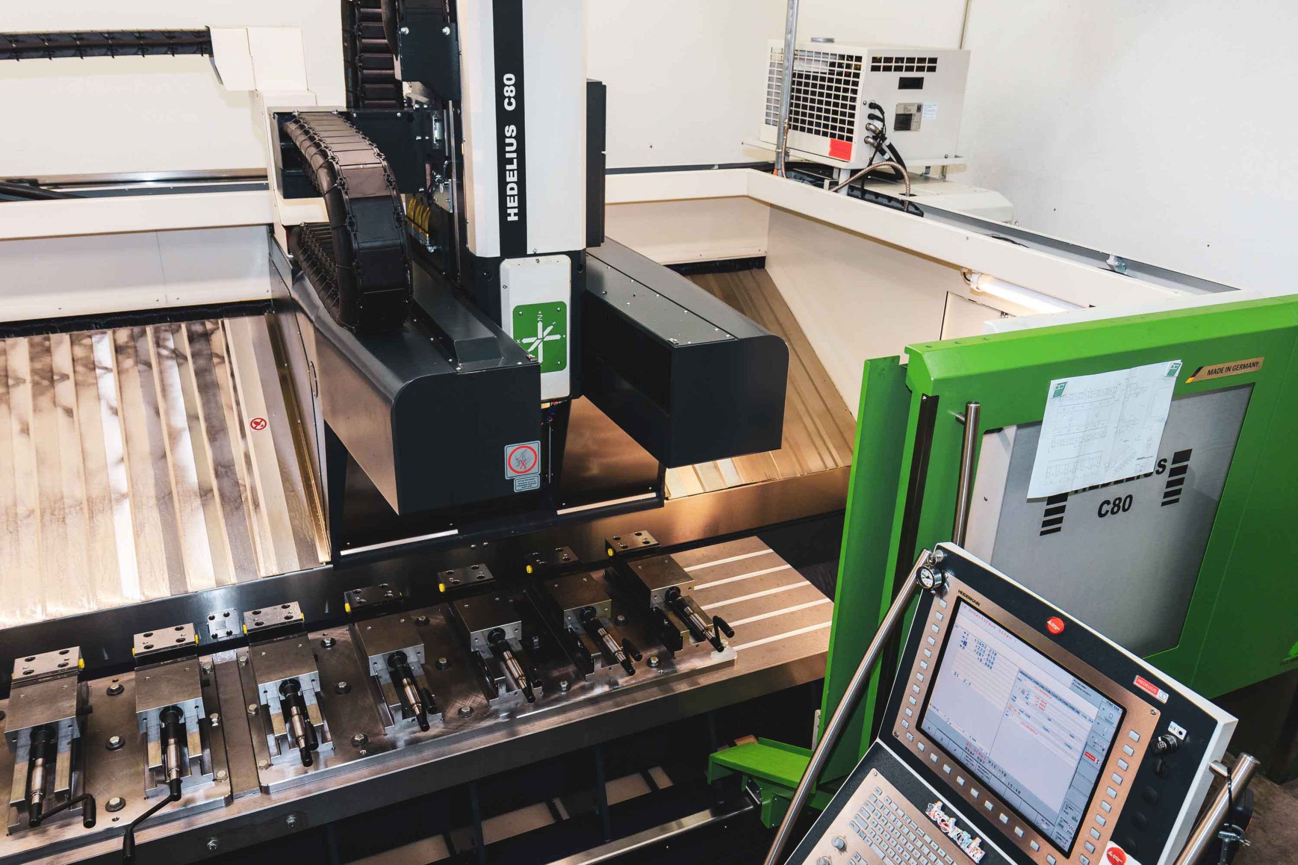 CNC-Frästeil auf HEDELIUS C 80