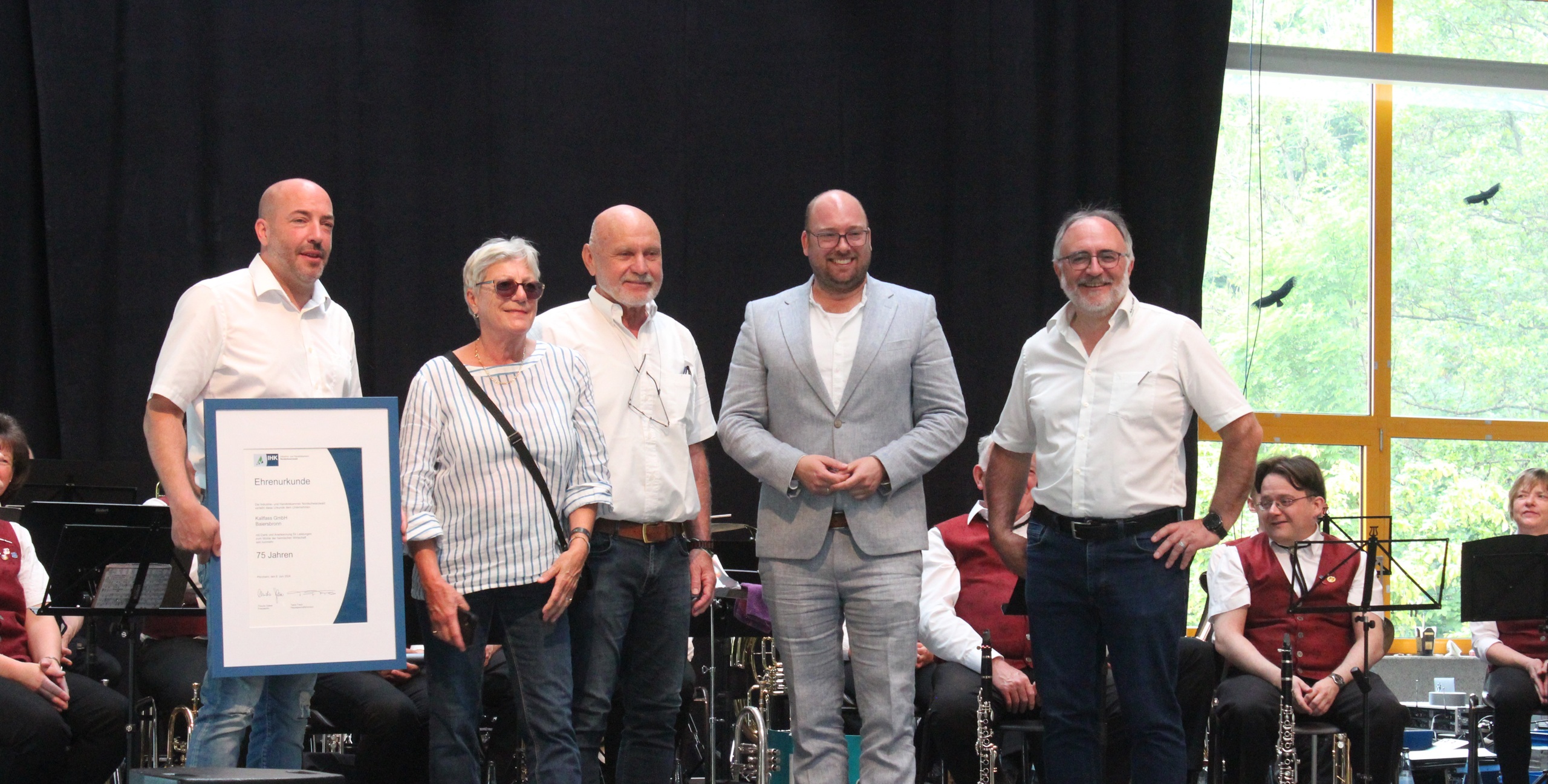 75-jähriges Betriebsjubiläum