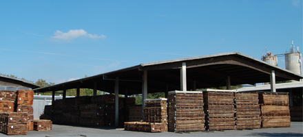 Holzlagerung in Rietberg
