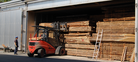 Holzlagerung in Rietberg