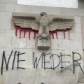 Graffitientfernung am Finanzamt Ulm
