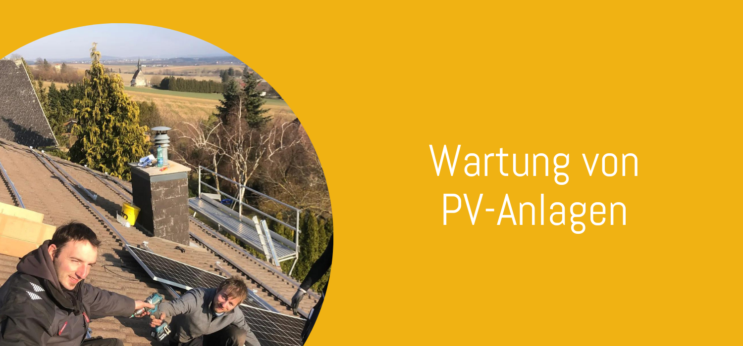 Wartung von PV-Anlagen
