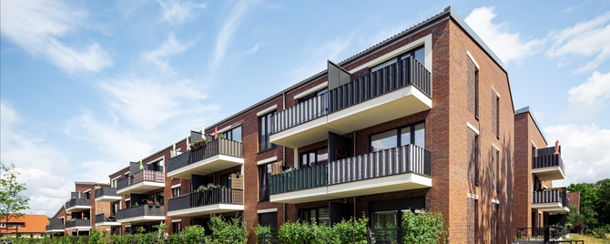 Moorbekpark: Wohnbauprojekt mit Verblendern
