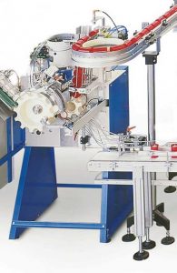 Bedochtungs- und Hülleneinschiebemaschine EHM-80 für Grablichte
