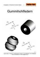 Gummihohlfedern (TYP BS, SG, MG, HC, KG, BS-S)