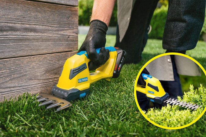 FineCut 18V compact beim Strauchschnitt