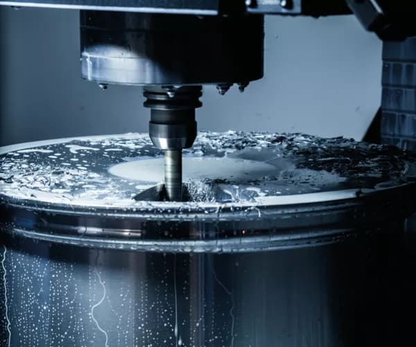 5-axis milling of the spoke contour
